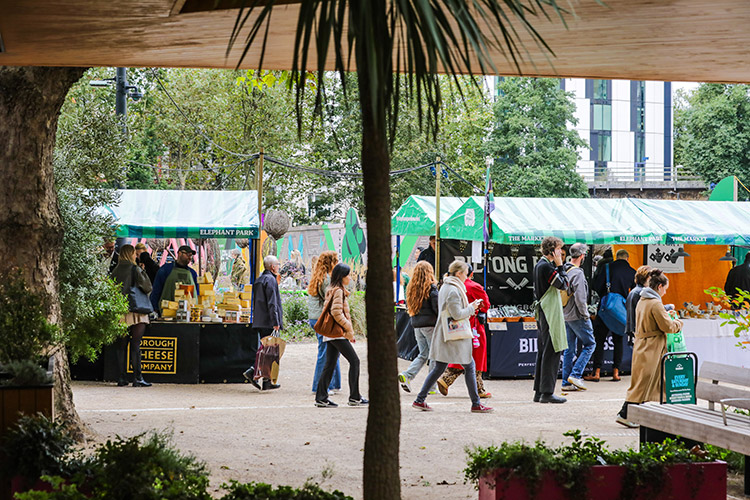 Elephant Park Market - Elephant and Castle, London