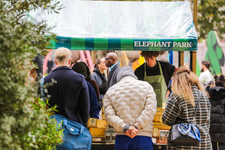 Elephant Park Market - Elephant and Castle, London