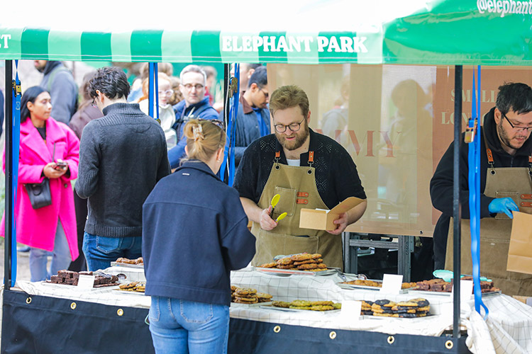 Elephant Park Market - Elephant and Castle, London